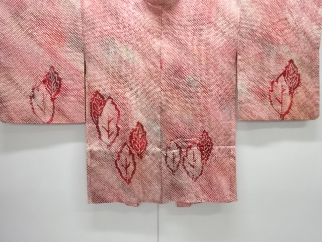 アンティーク　本総絞り葉模様絵羽織